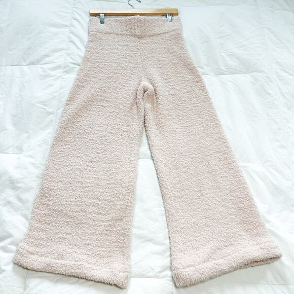 SKIMS Cozy Knit Wide Leg Lounge Pants Dusk Pink Size S/M - Picture 7 of 7